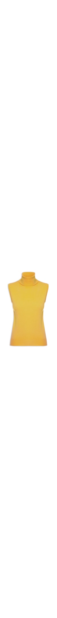 Blusa Feminina Gola Alta Puro Cashmere - Amarelo