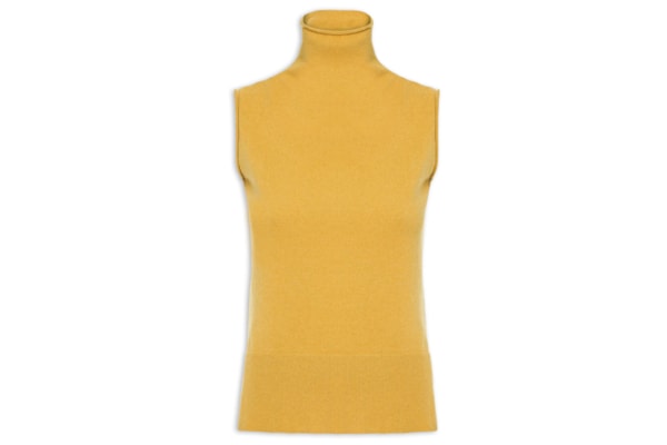 Blusa Feminina Gola Alta Puro Cashmere - Amarelo