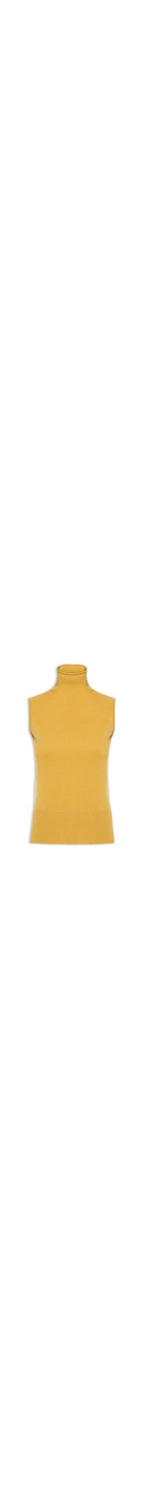 Blusa Feminina Gola Alta Puro Cashmere - Amarelo