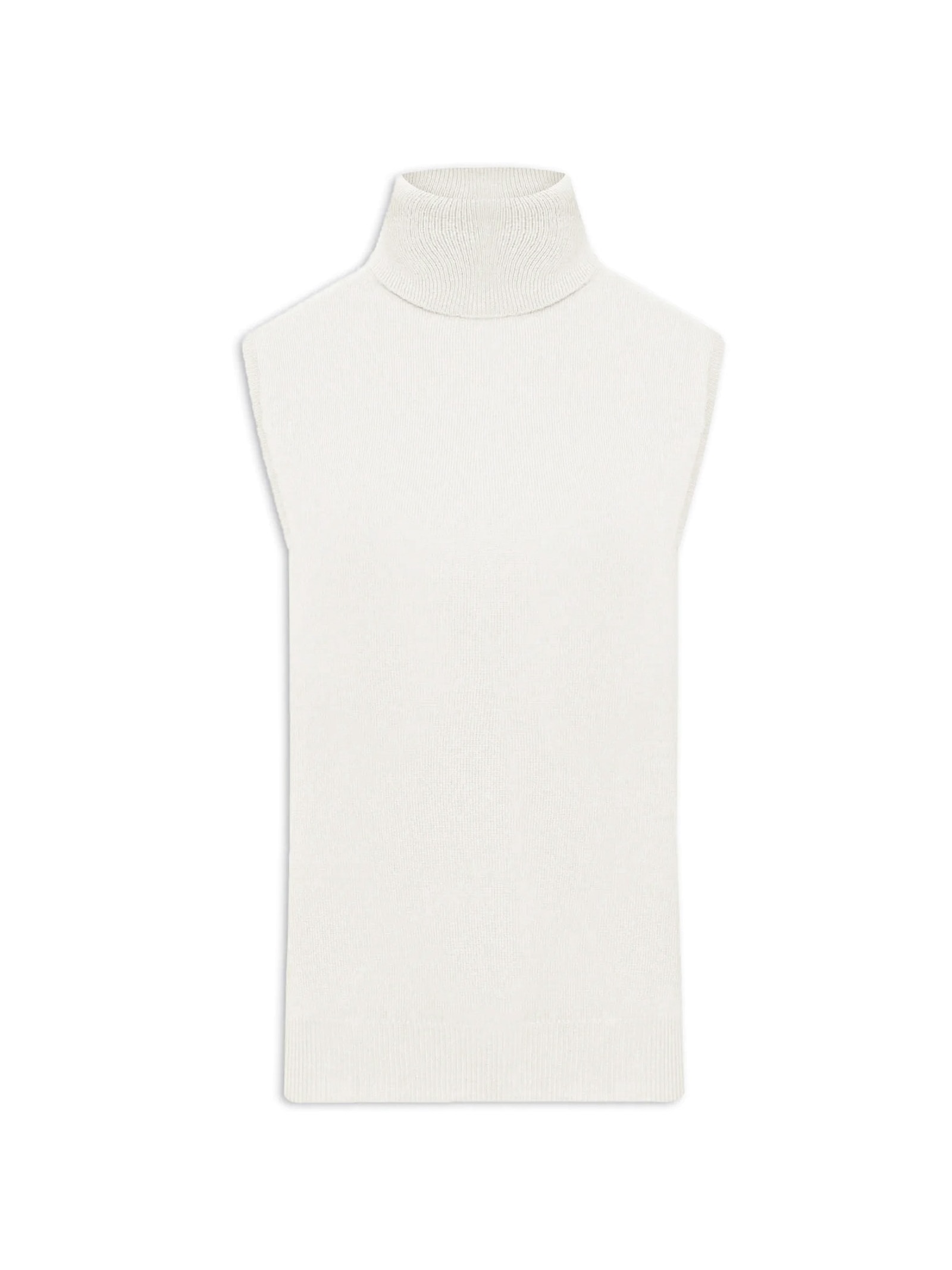 Blusa Feminina Gola Alta Puro Cashmere Off White '2Essential