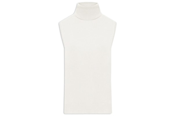 Blusa Feminina Gola Alta Puro Cashmere - Off White