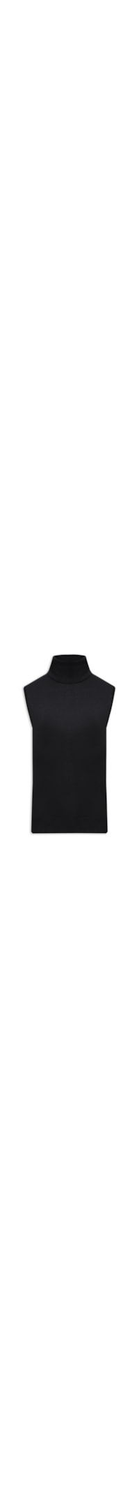 Blusa Feminina Gola Alta Puro Cashmere - Preto