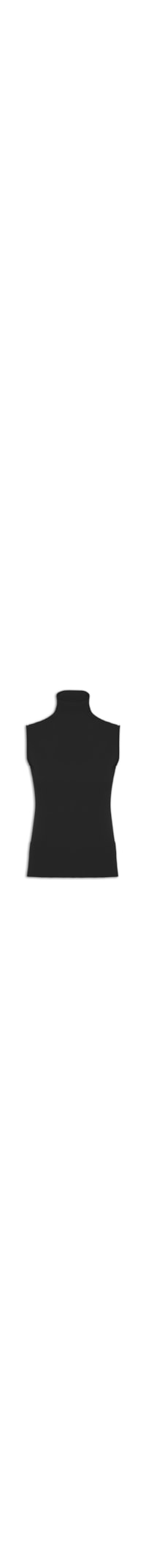 Blusa Feminina Gola Alta Puro Cashmere - Preto