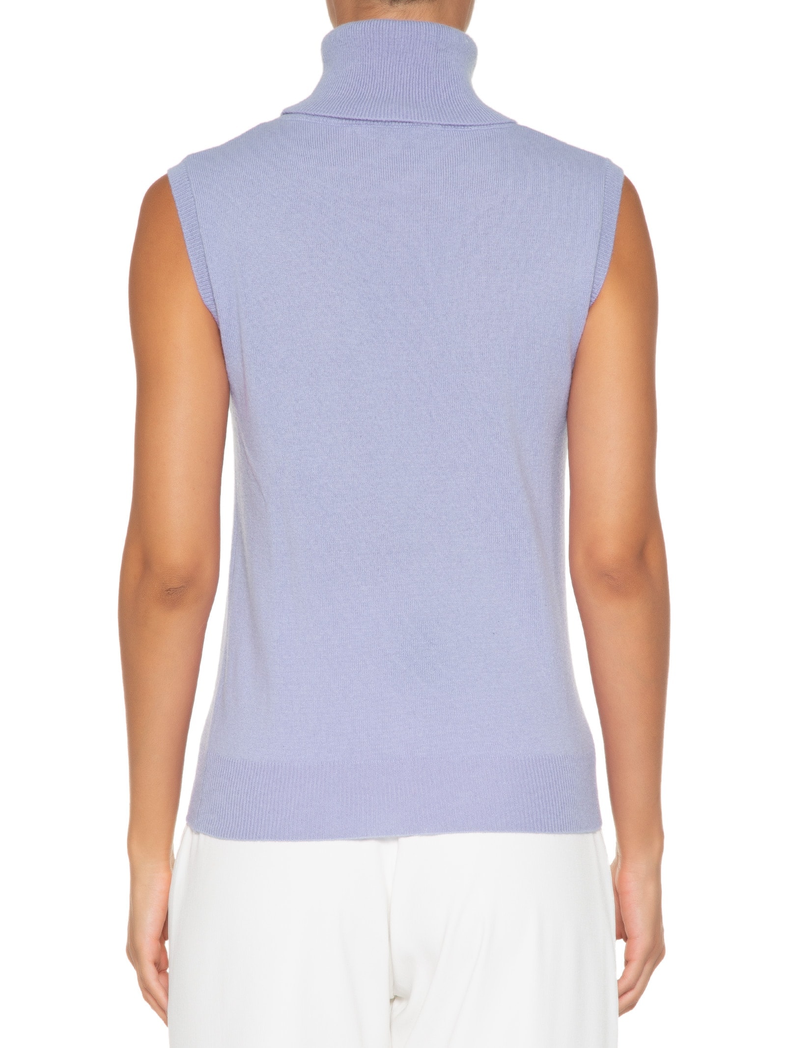 Blusa Feminina Gola Alta Puro Cashmere Roxo '2Essential