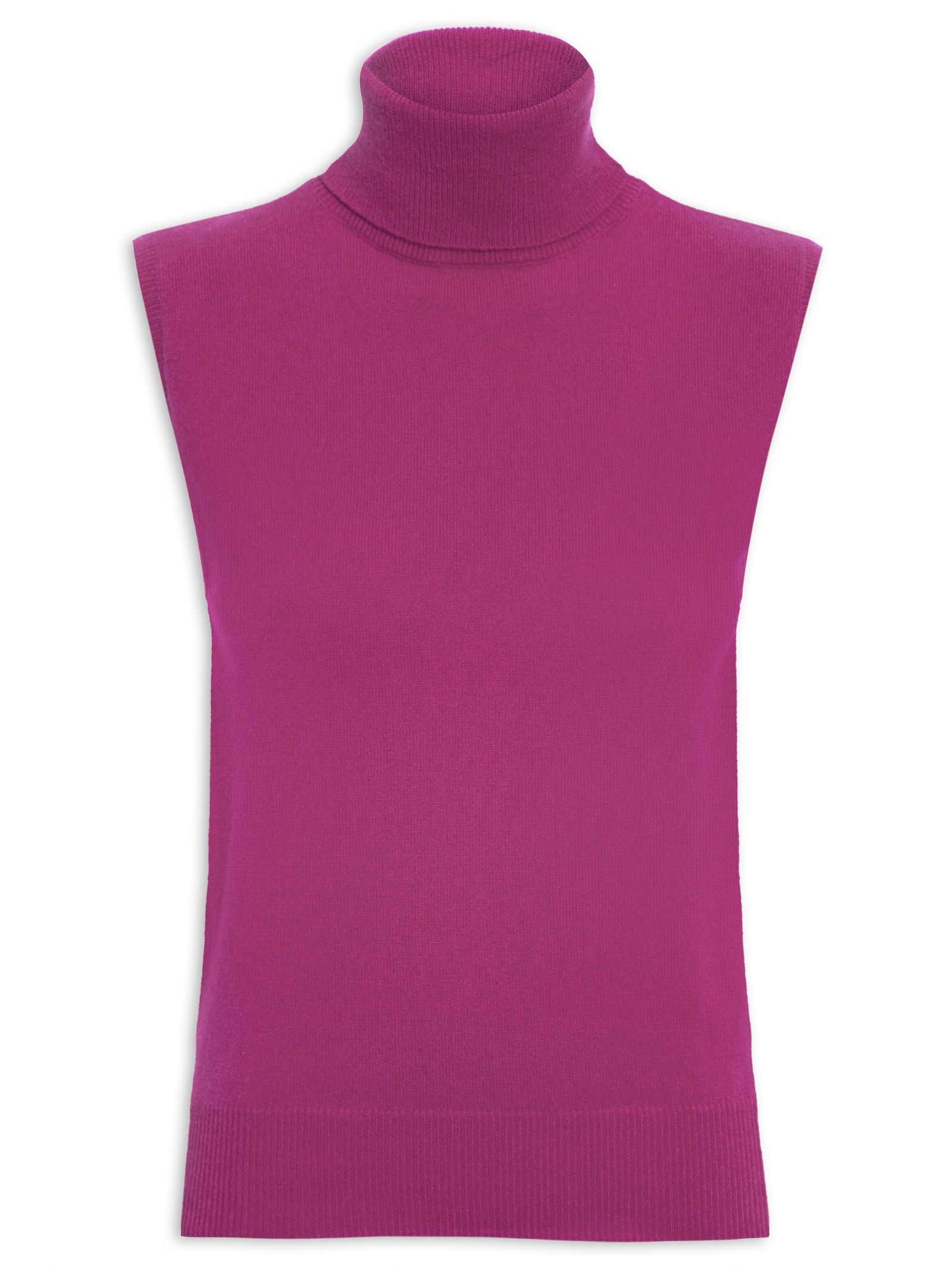 Blusa Feminina Gola Alta Puro Cashmere Roxo '2Essential