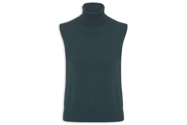 Blusa Feminina Gola Alta Puro Cashmere - Verde