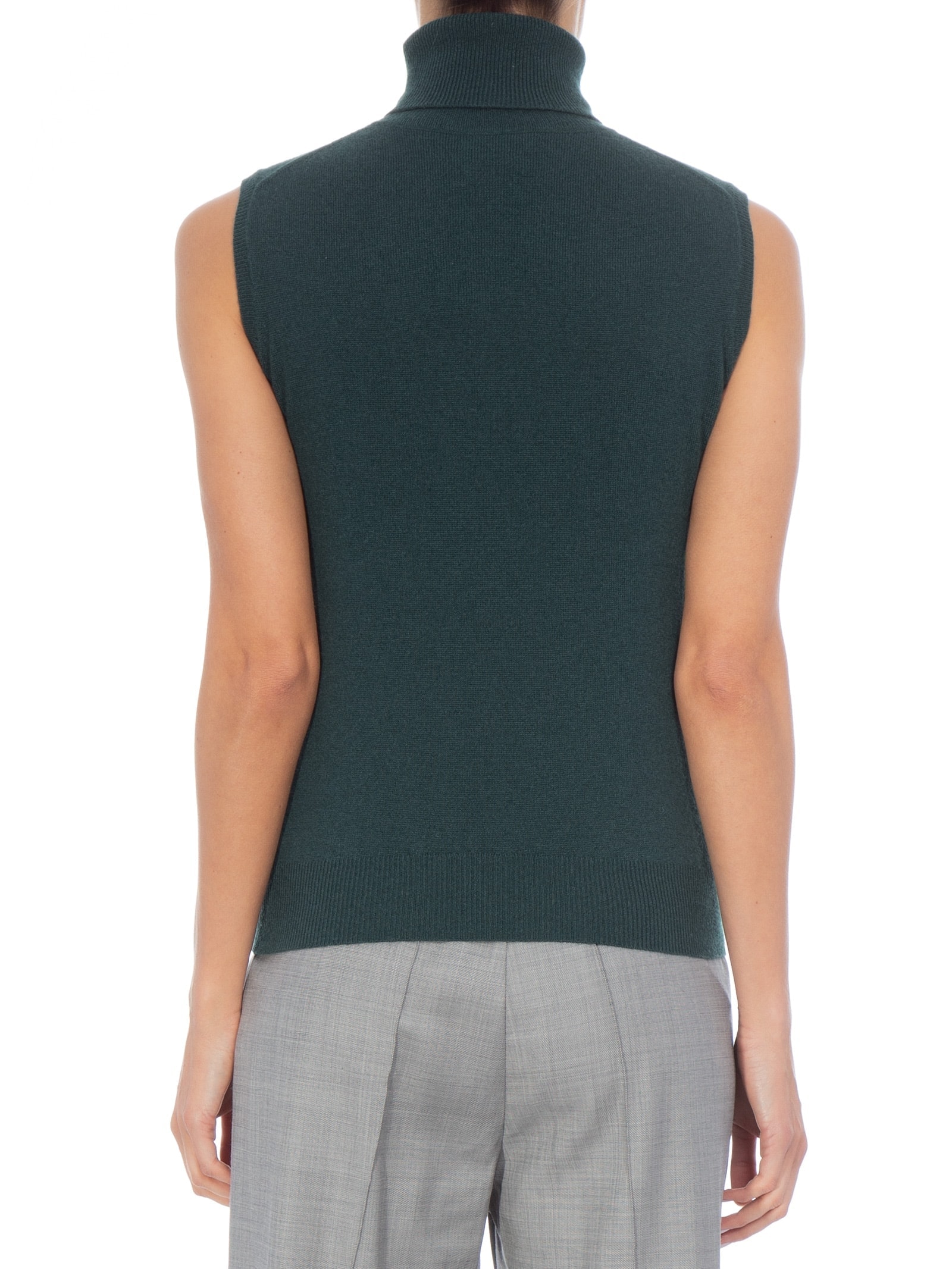Blusa Feminina Gola Alta Puro Cashmere Verde '2Essential