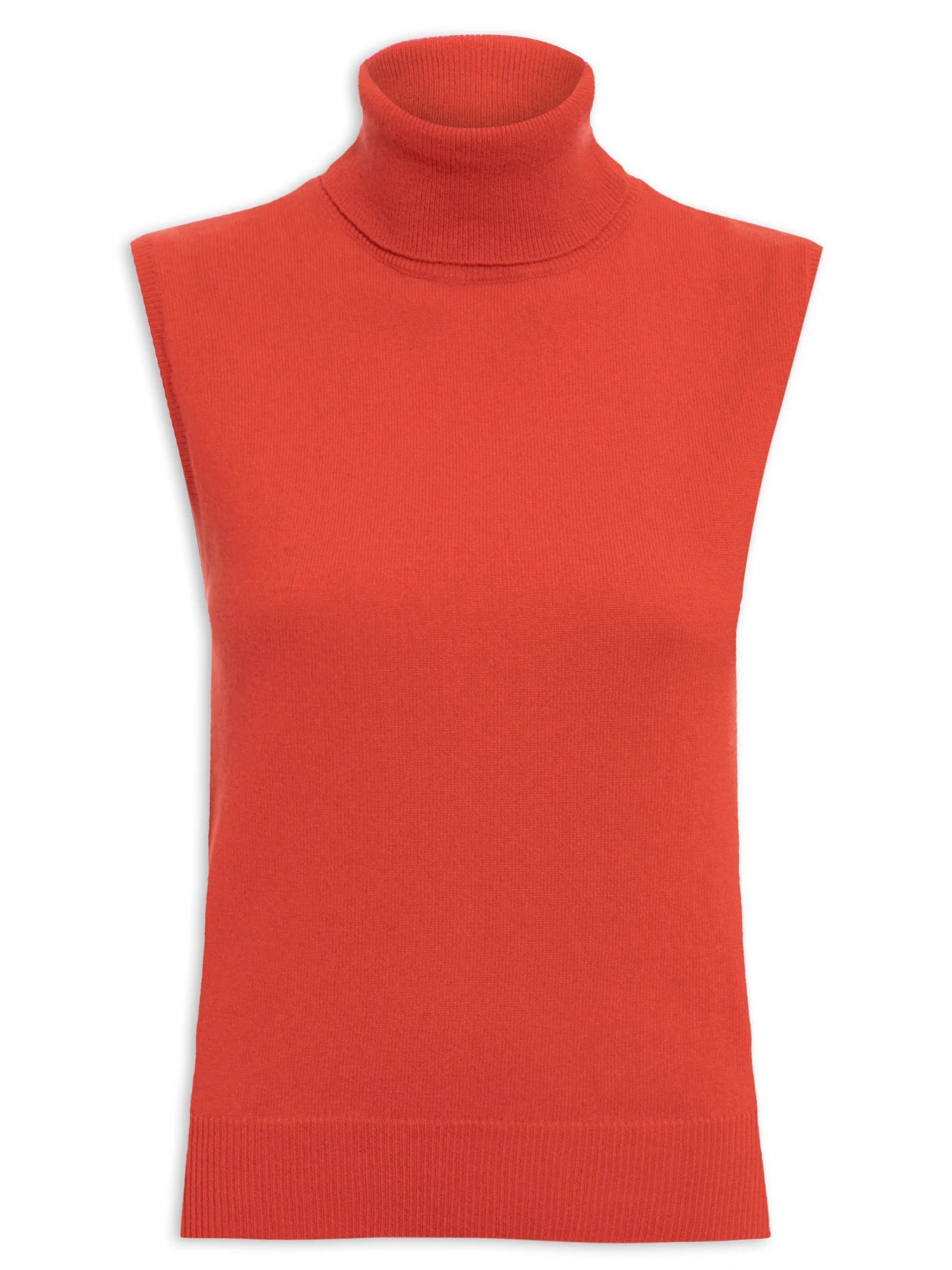 Blusa Feminina Gola Alta Puro Cashmere Vermelho '2Essential