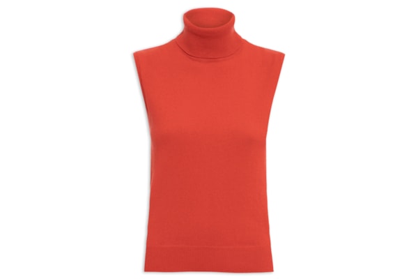 Blusa Feminina Gola Alta Puro Cashmere - Vermelho