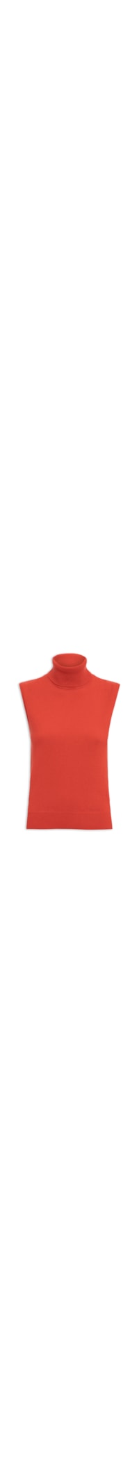 Blusa Feminina Gola Alta Puro Cashmere - Vermelho