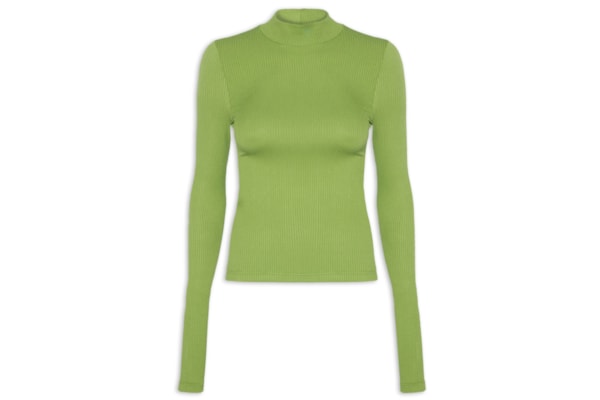 Blusa Feminina Gola Alta - Verde