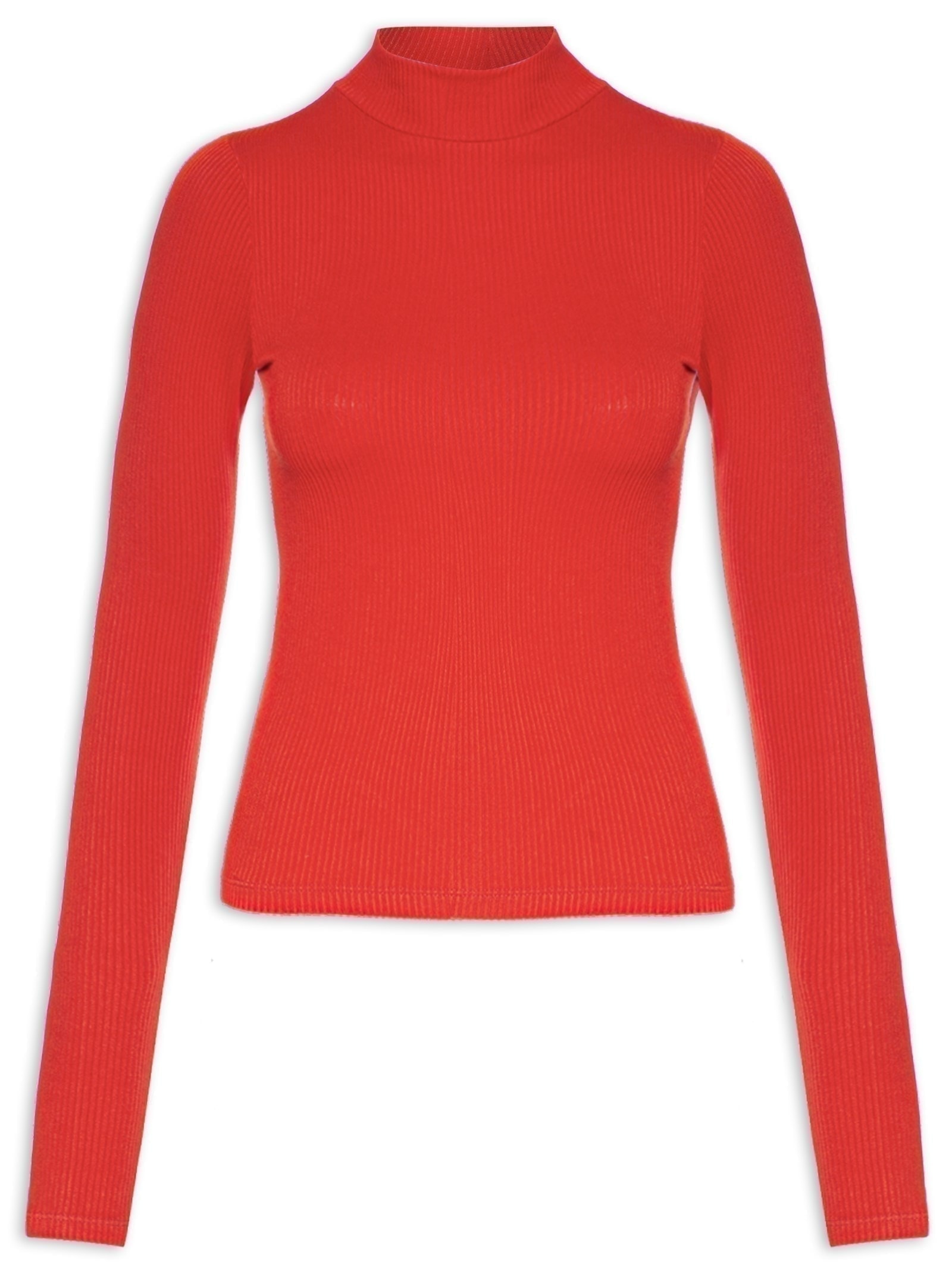 Blusa Feminina Gola Alta Vermelho Farm