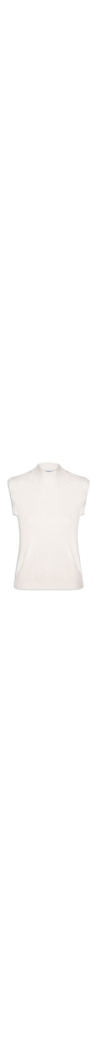Blusa Feminina Gola Fechada - Branco
