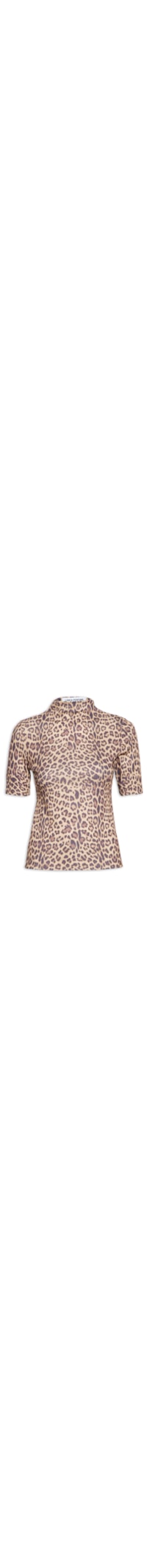 Blusa Feminina Gola Japonesa - Animal Print