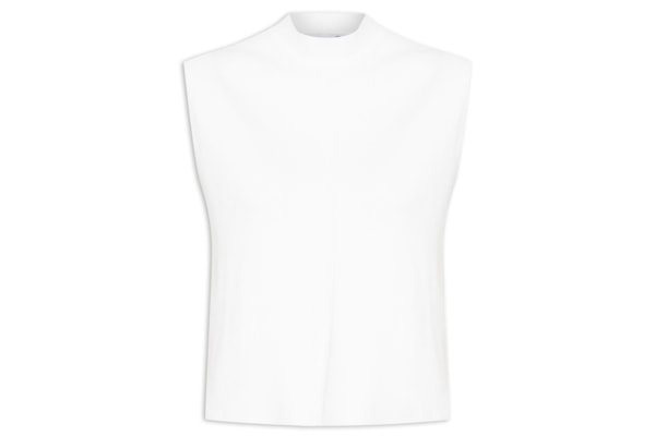 Blusa Feminina Gola Redonda - Branco