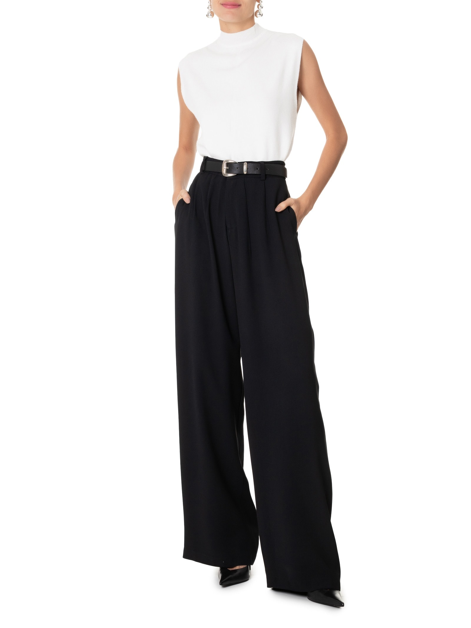Blusa Feminina Gola Redonda Branco '2Essential