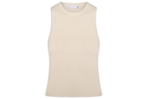 Blusa Feminina Gola Redonda Em Tricot - Bege