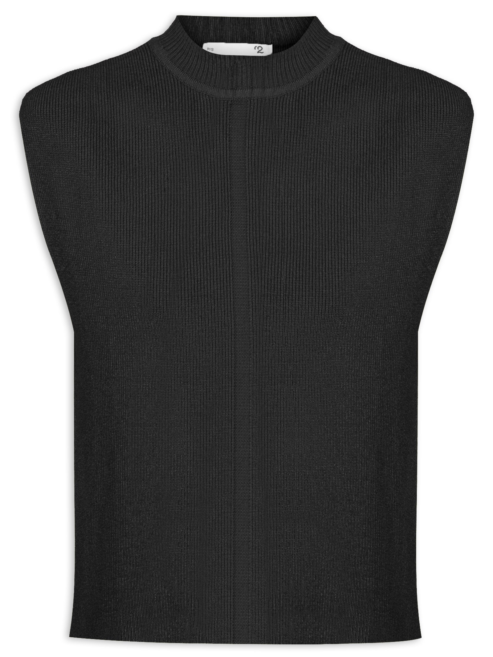 Blusa Feminina Gola Redonda Preto '2Essential