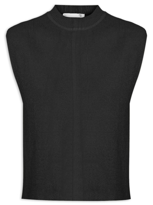 Blusa Feminina Gola Redonda – Preto