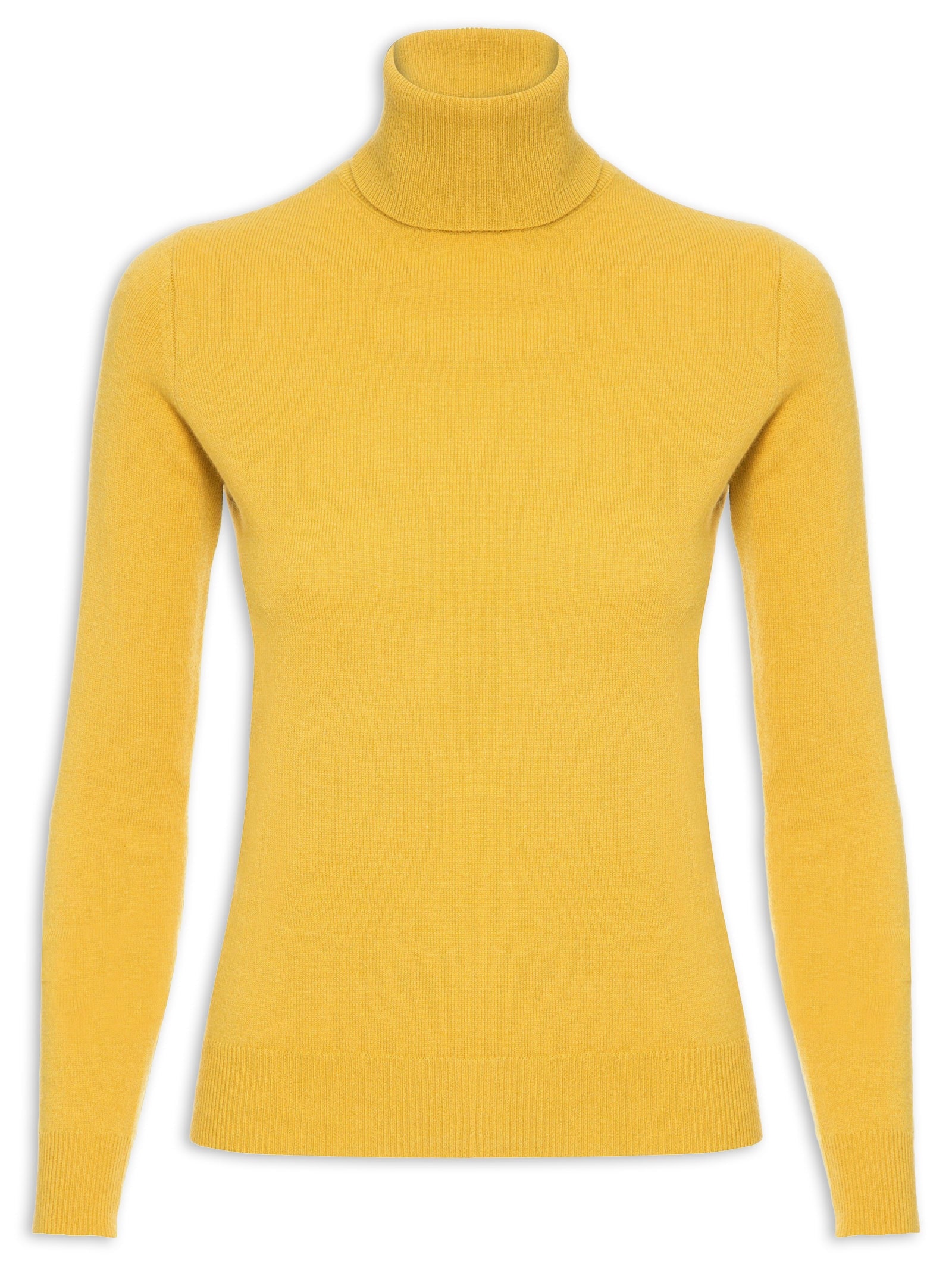 Blusa Feminina Gola Rolê Cashmere Amarelo '2Essential