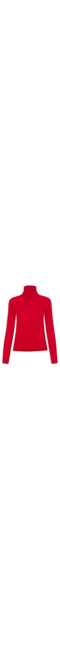 Blusa Feminina Gola Rolê Cashmere - Vermelho