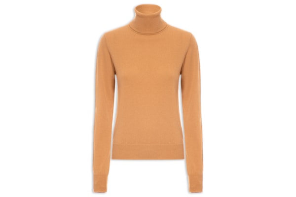 Blusa Feminina Gola Rolê Puro Cashmere - Laranja