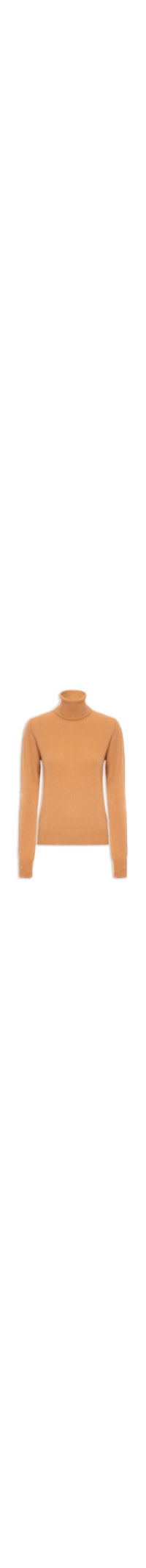 Blusa Feminina Gola Rolê Puro Cashmere - Laranja