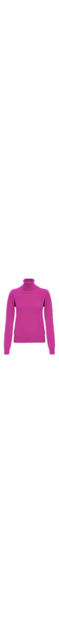 Blusa Feminina Gola Rolê Puro Cashmere - Rosa