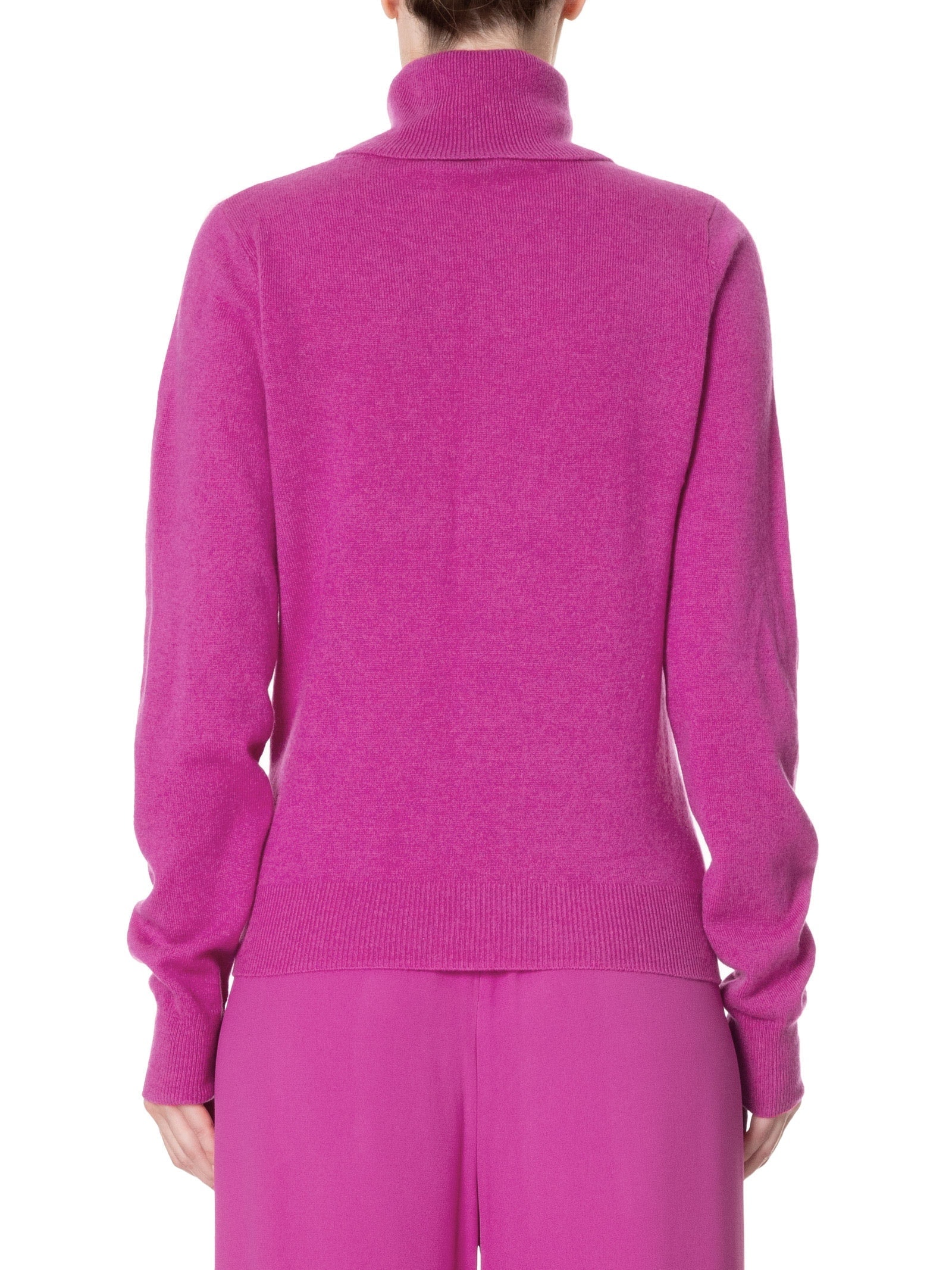 Blusa Feminina Gola Rolê Puro Cashmere Rosa '2Essential