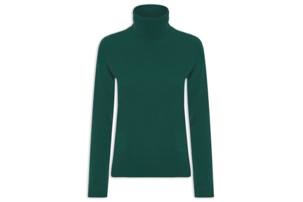 Blusa Feminina Gola Rolê Puro Cashmere - Verde