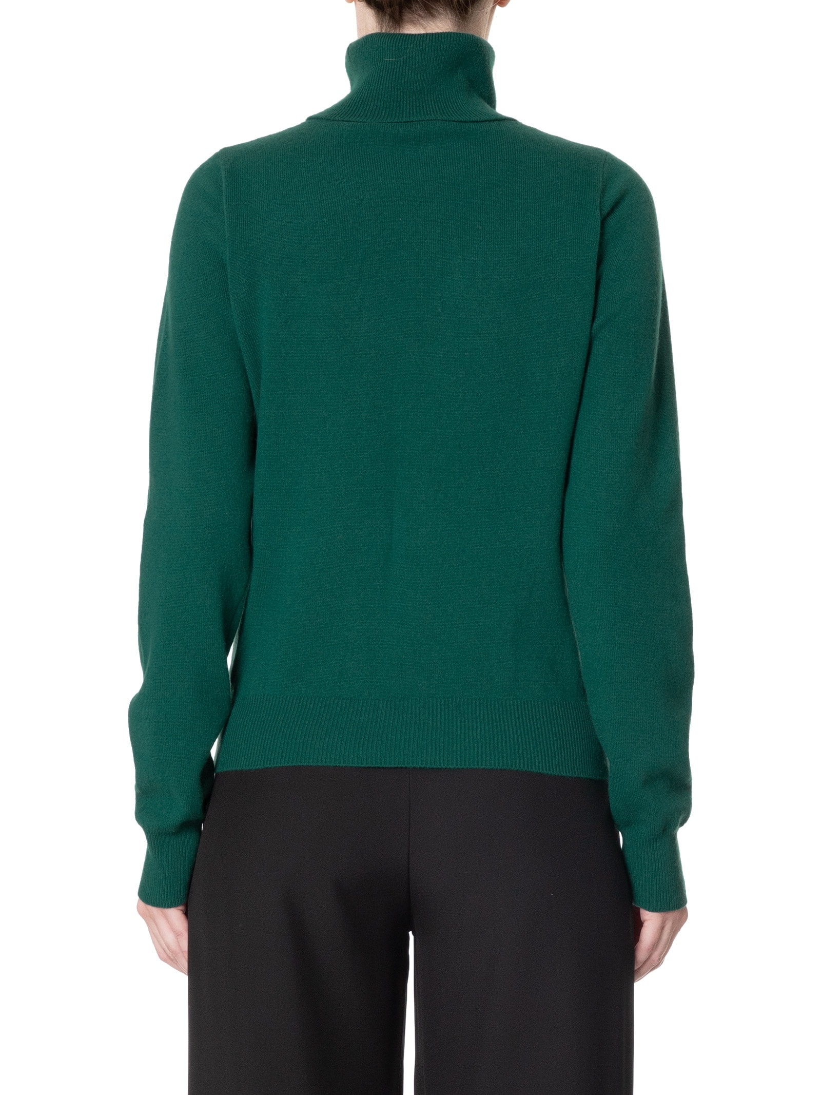 Blusa Feminina Gola Rolê Puro Cashmere Verde '2Essential