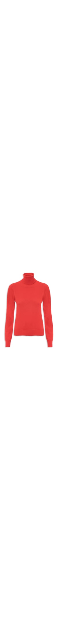 Blusa Feminina Gola Rolê Puro Cashmere - Vermelho