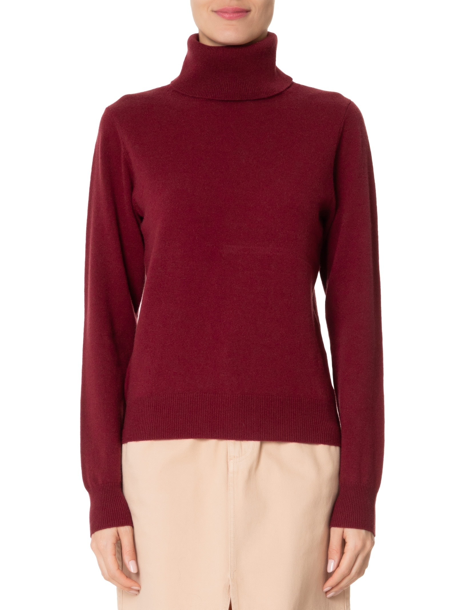 Blusa Feminina Gola Rolê Puro Cashmere Vermelho '2Essential