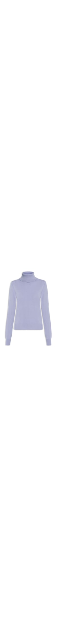 Blusa Feminina Gola Rulê Puro Cashmere - Roxo