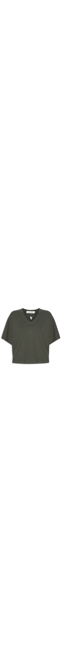 Blusa Feminina Gola V Catarina - Verde