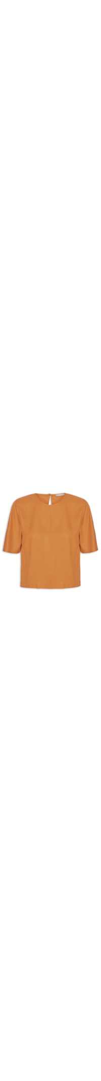 Blusa Feminina Gota Crepe - Laranja