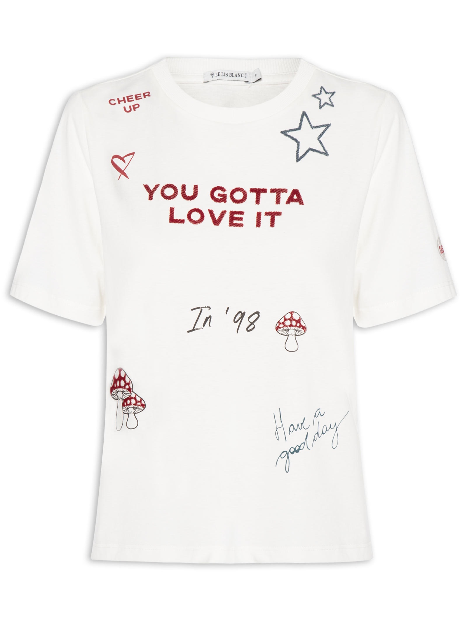 Blusa Feminina Gotta Love Branco Le Lis