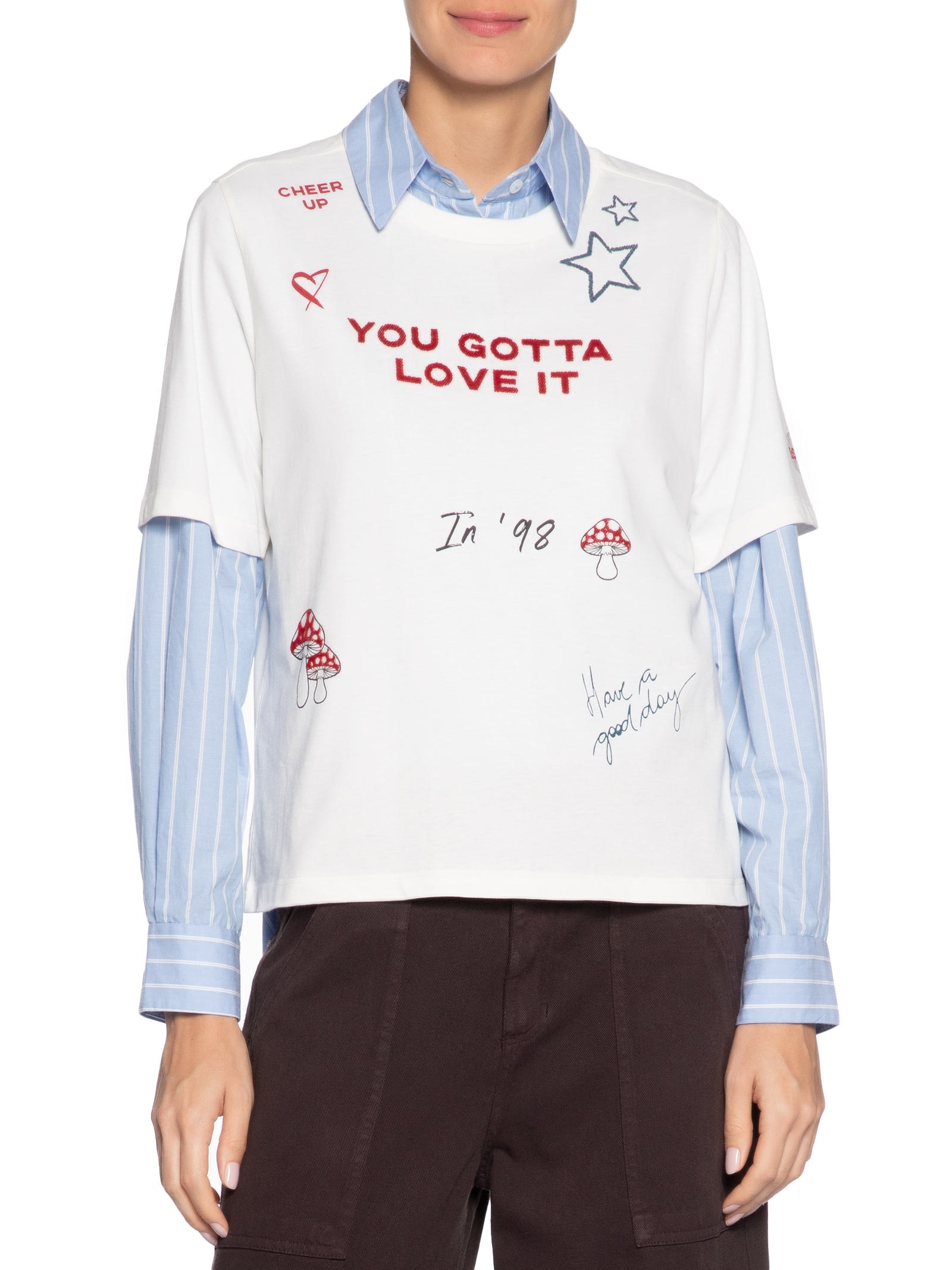 Blusa Feminina Gotta Love Branco Le Lis