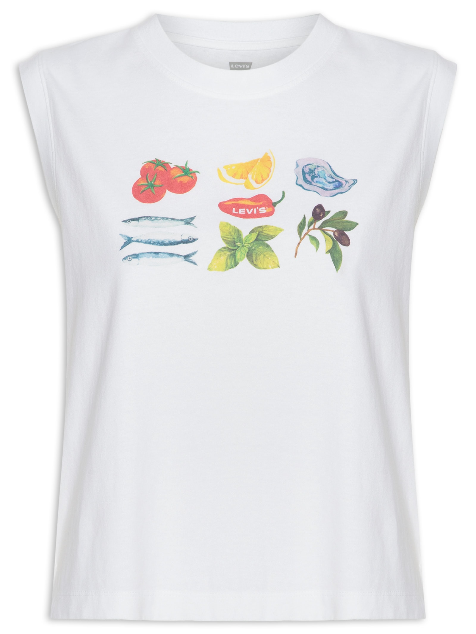 Blusa Feminina GR Boxy Tank Branco Levi's