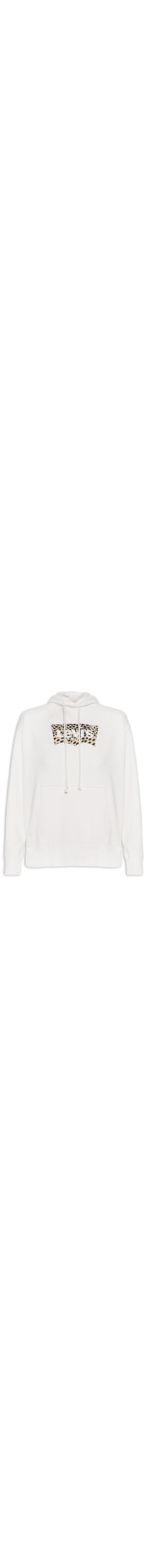 Blusa Feminina Graphic Standard Hoodie - Off White