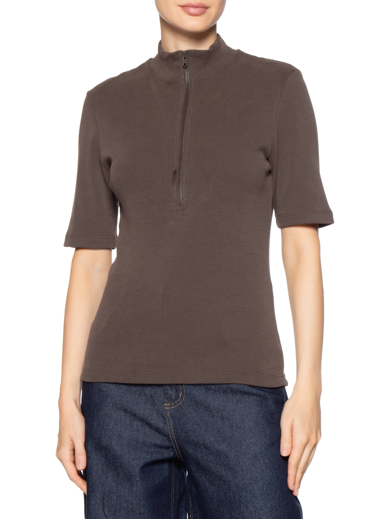 Blusa Feminina Halina Marrom Le Lis