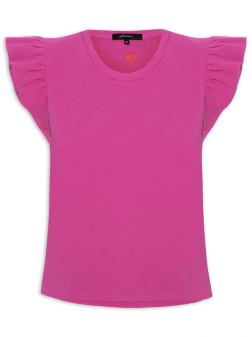 Blusa Feminina Heart Babados – Rosa
