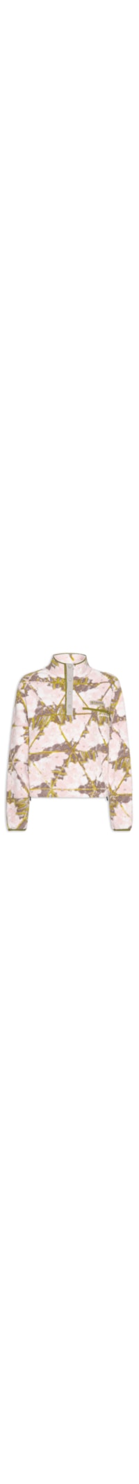 Blusa Feminina Helvetia™ II Printed Cropped Half Snap – Rosa