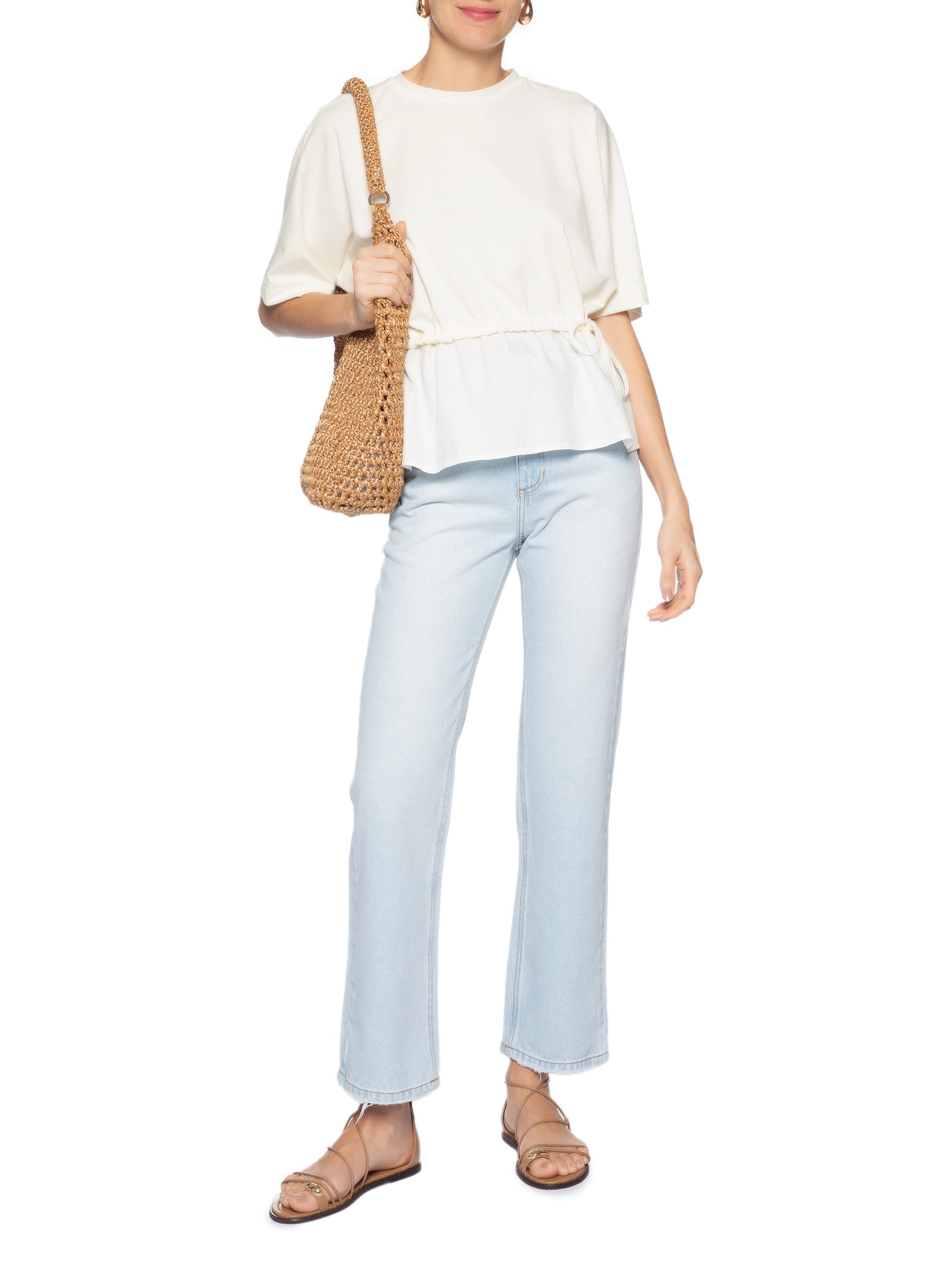 Blusa Feminina Herbe Branco Le Lis
