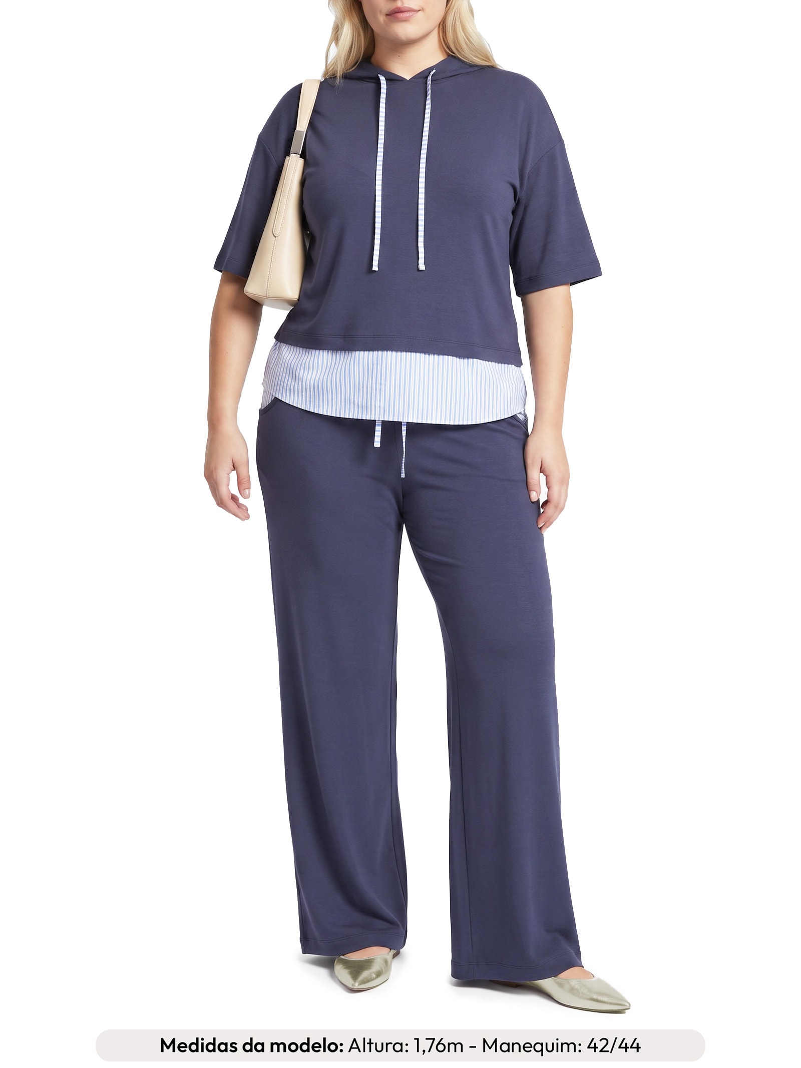 Blusa Feminina Hillary – Azul Le Lis