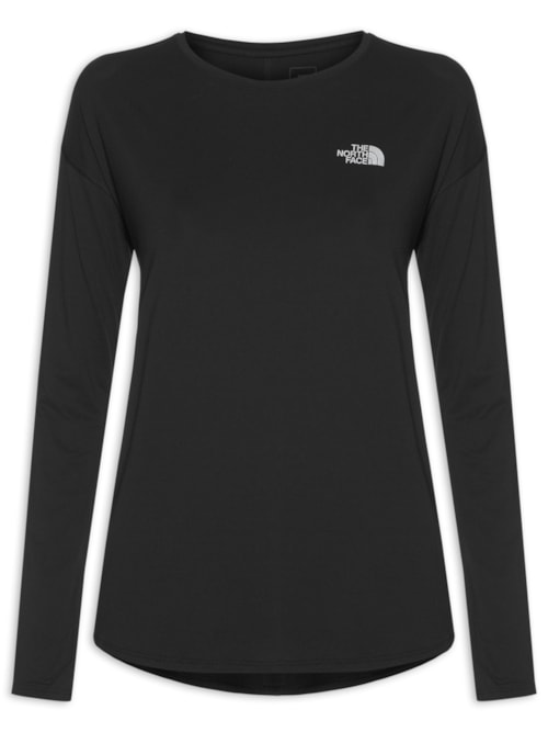 Blusa Feminina Hyper Tee L/S Crew – Preto