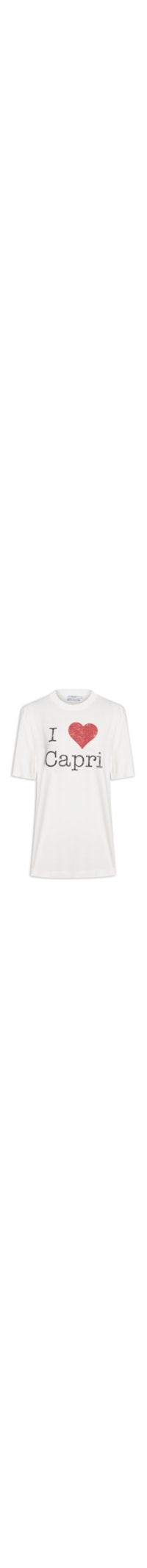 Blusa Feminina I Love Capri - Branco