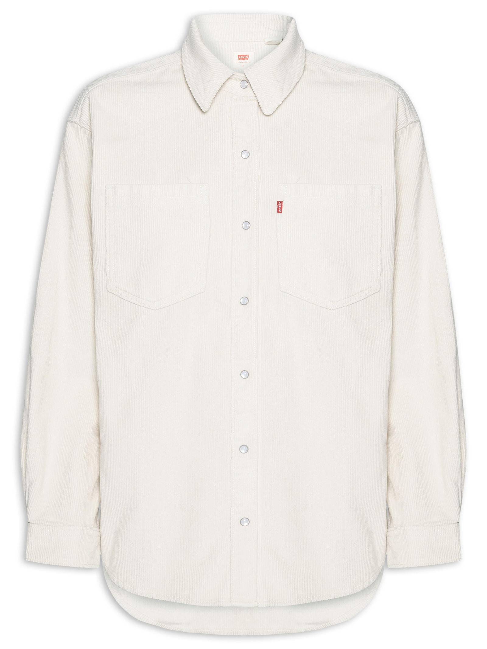 Blusa Feminina Iris Corduroy Overshirt Bege Levi's