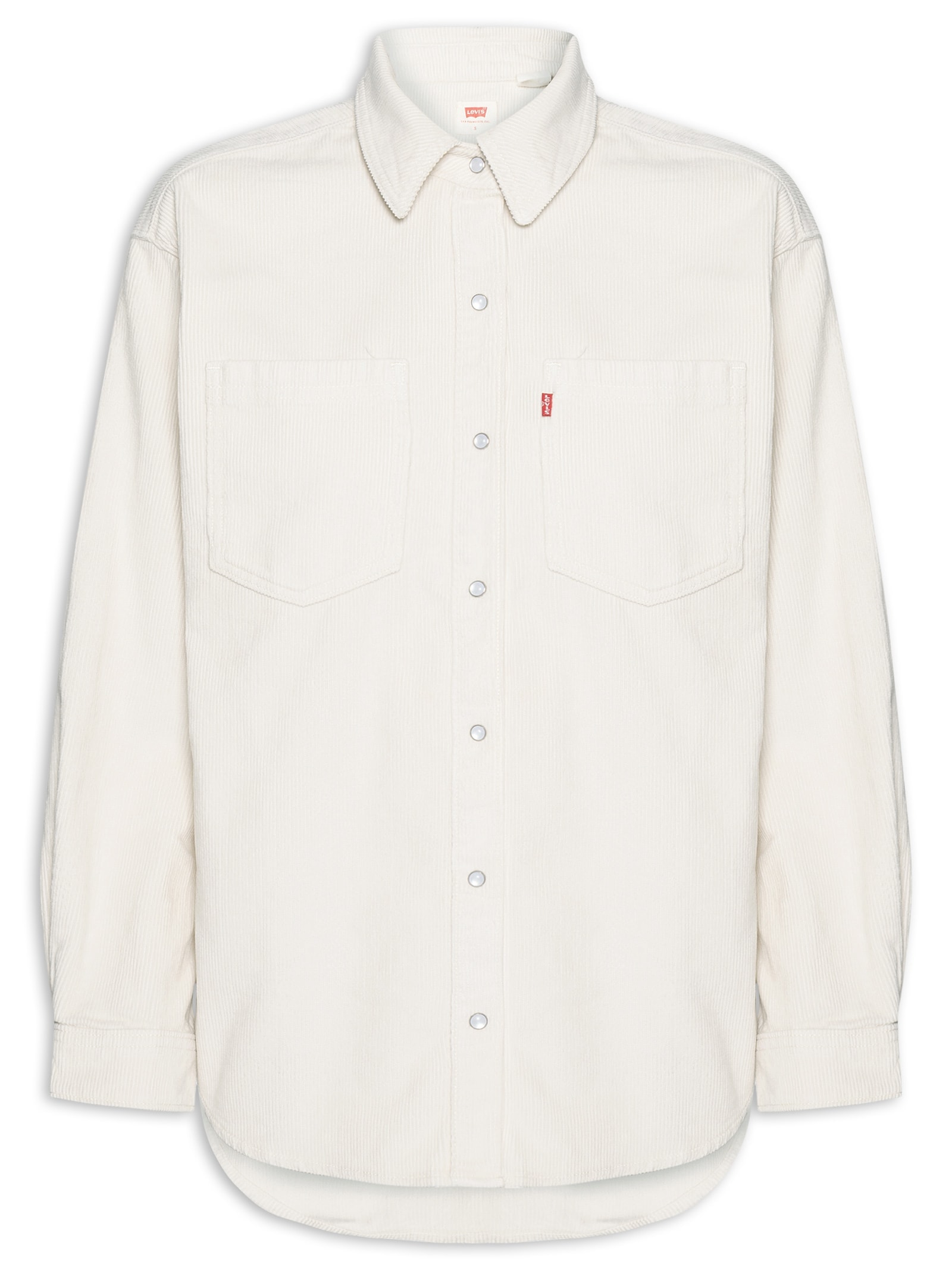 Blusa Feminina Iris Corduroy Overshirt Bege Levi's