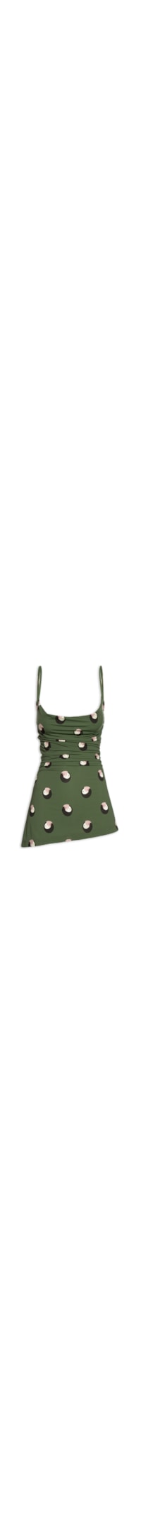 Blusa Feminina Irregular Poá Ararinha – Verde